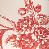 Brunschwig & Fils MARCEL RED Wallpaper