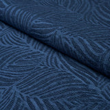Schumacher Vicente Performance Velvet Indigo Fabric