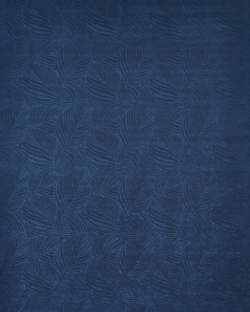 Schumacher Vicente Performance Velvet Indigo Fabric