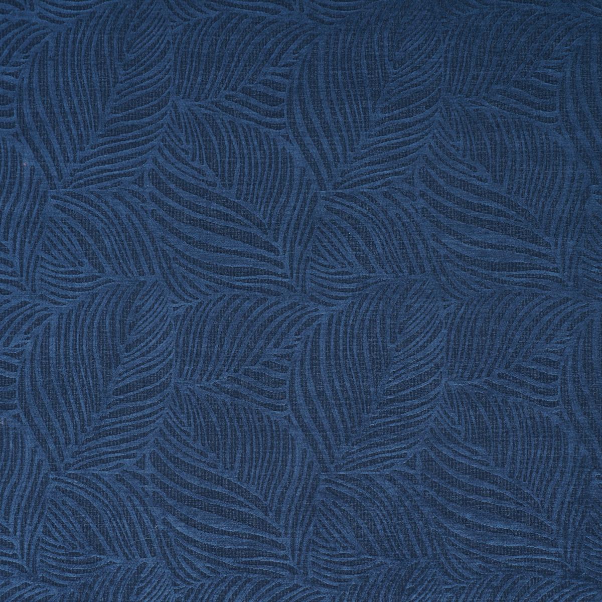 Schumacher Vicente Performance Velvet Indigo Fabric
