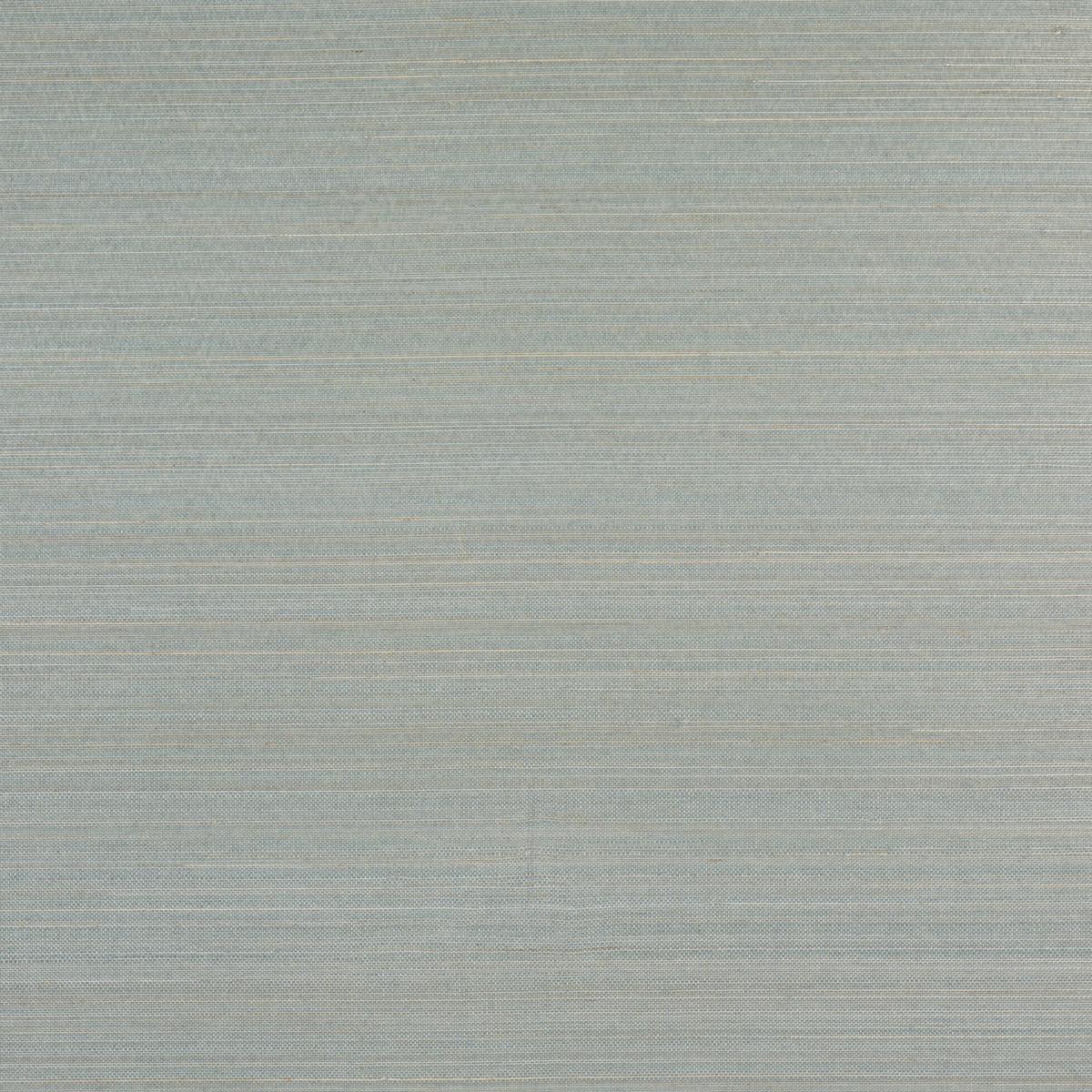 Schumacher Musa Abaca Wallcovering Sky Blue Wallpaper