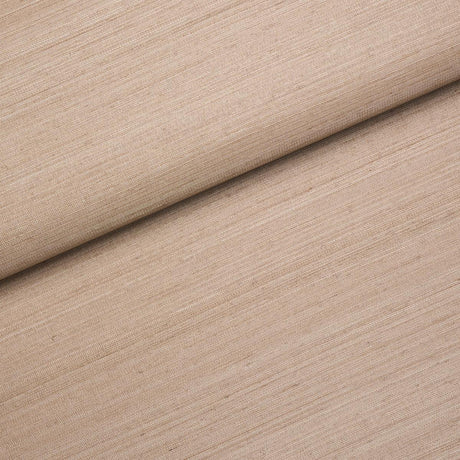 Schumacher Musa Abaca Wallcovering Antique Blush Wallpaper