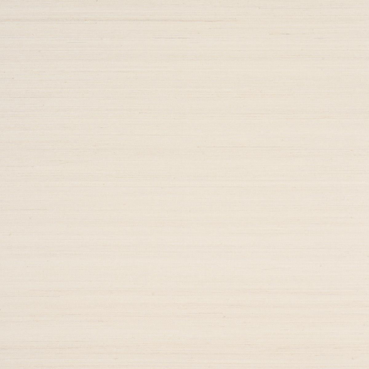 Schumacher Musa Abaca Wallcovering Ivory Wallpaper