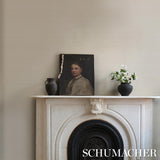 Schumacher Musa Abaca Wallcovering Ivory Wallpaper