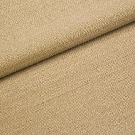 Schumacher Musa Abaca Wallcovering Soft Gold Wallpaper