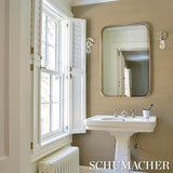 Schumacher Musa Abaca Wallcovering Soft Gold Wallpaper