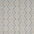 Schumacher Berkeley Hand Printed Silk Cornflower Fabric