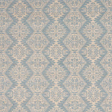 Schumacher Berkeley Hand Printed Silk Cornflower Fabric