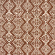 Schumacher Berkeley Hand Printed Silk Chestnut Fabric