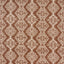 Schumacher Berkeley Hand Printed Silk Chestnut Fabric