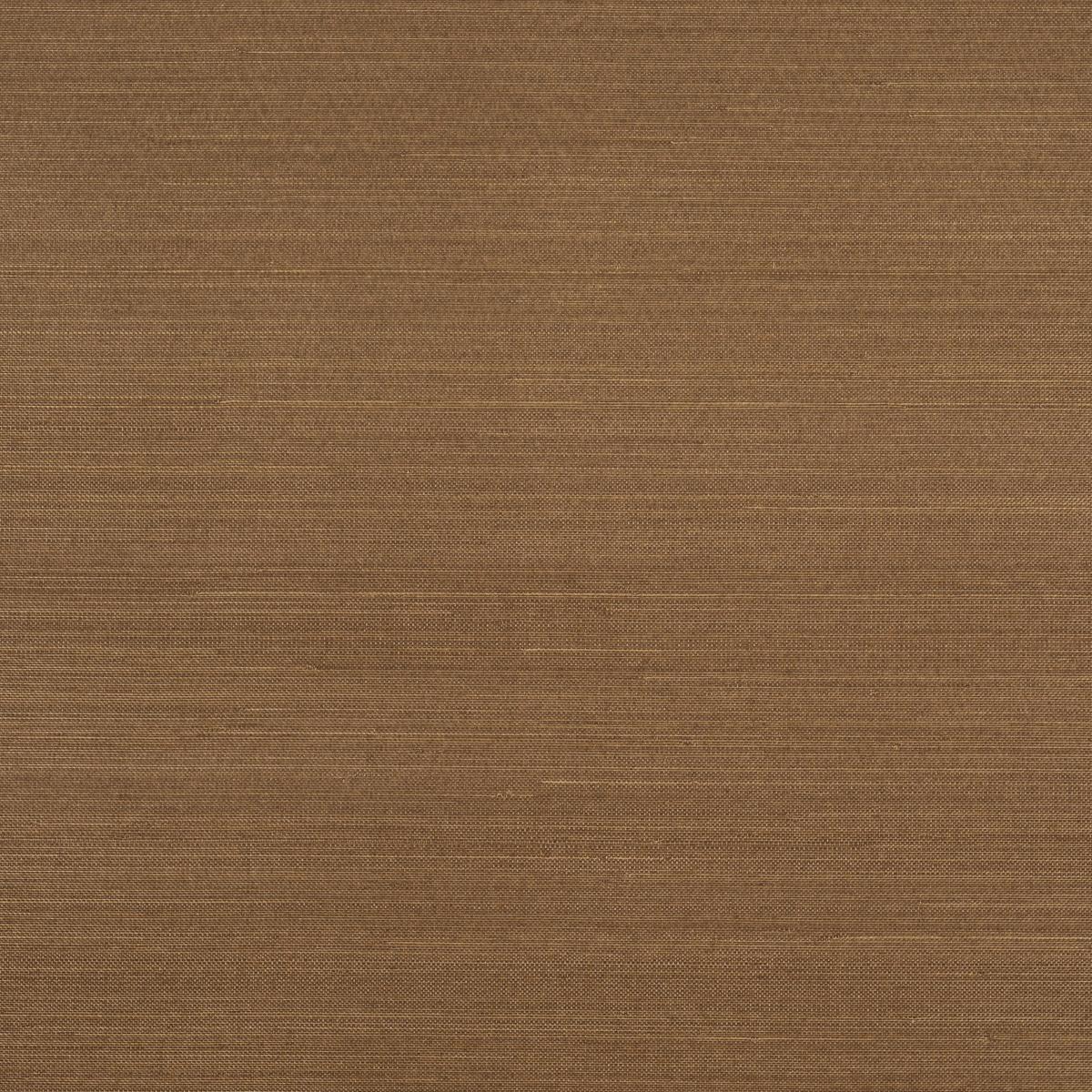 Schumacher Musa Abaca Wallcovering Toffee Wallpaper