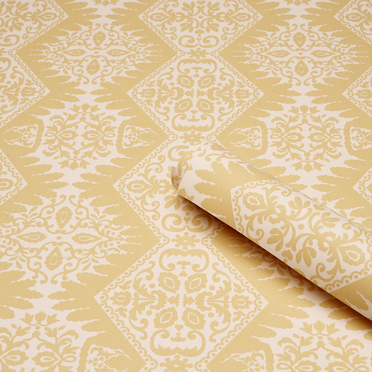 Schumacher Berkeley Straw Wallpaper