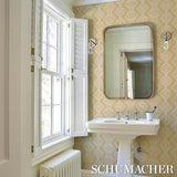 Schumacher Berkeley Straw Wallpaper