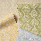 Schumacher Berkeley Straw Wallpaper