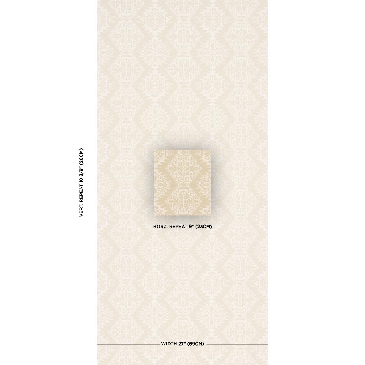 Schumacher Berkeley Wheat Wallpaper