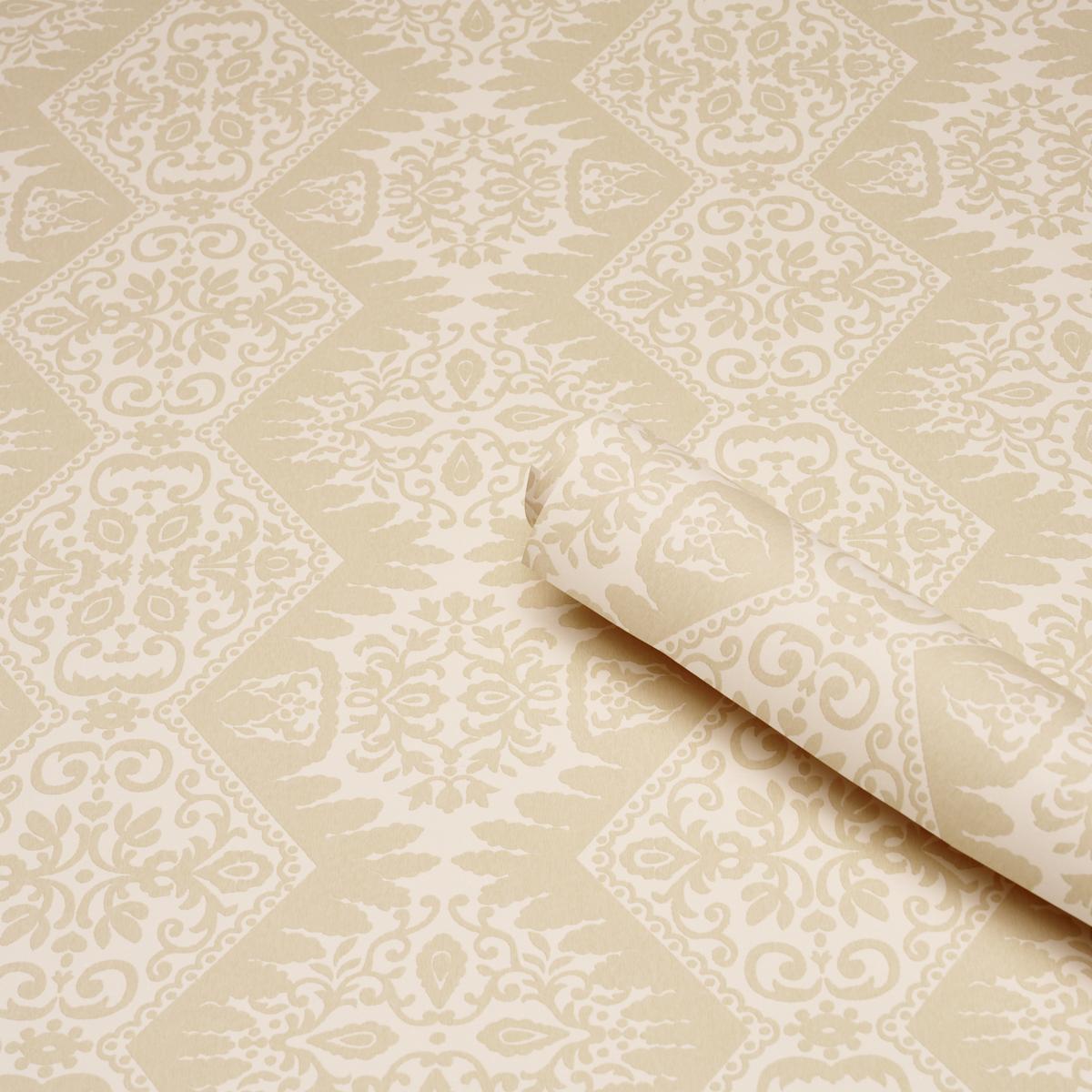 Schumacher Berkeley Wheat Wallpaper
