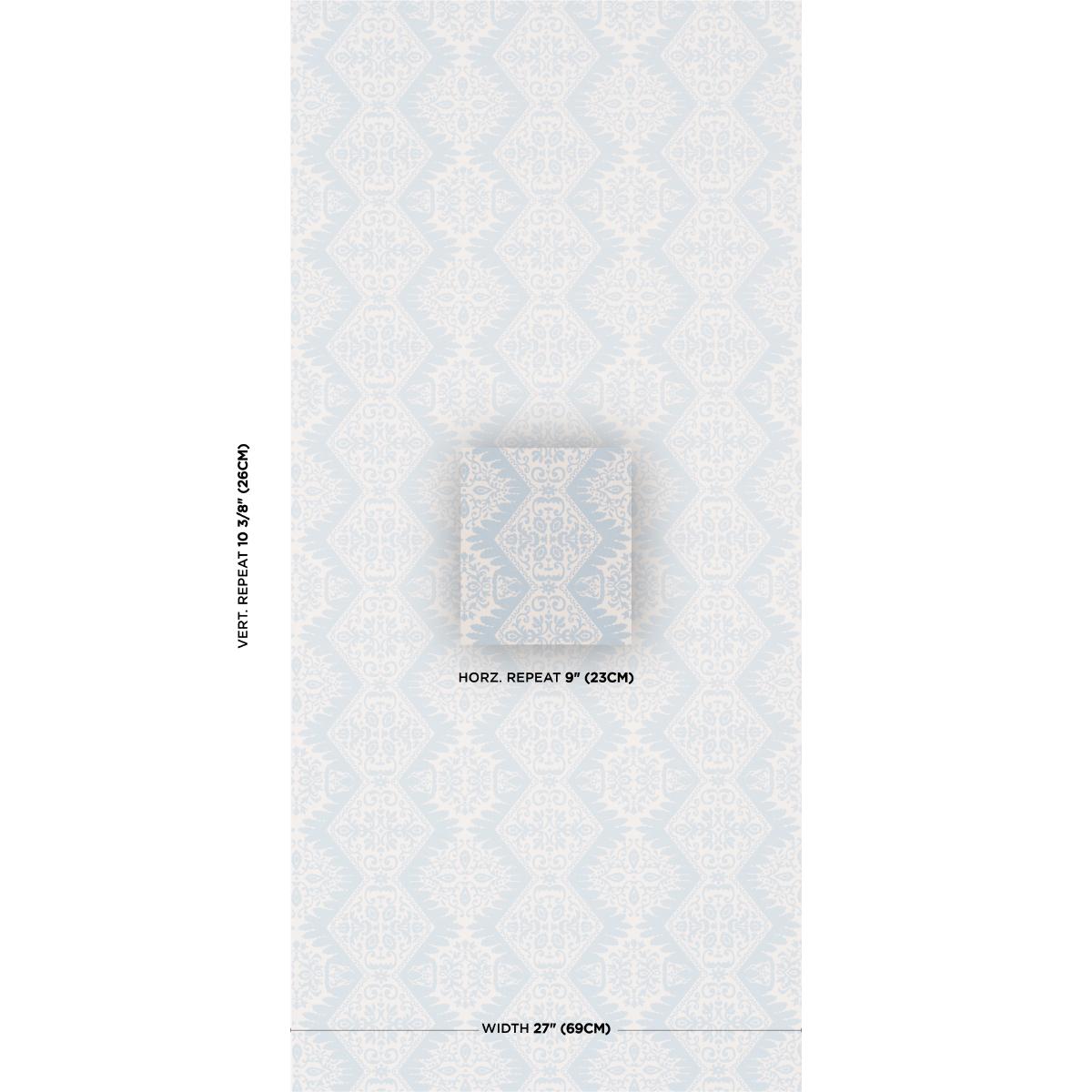 Schumacher Berkeley Hydrangea Wallpaper