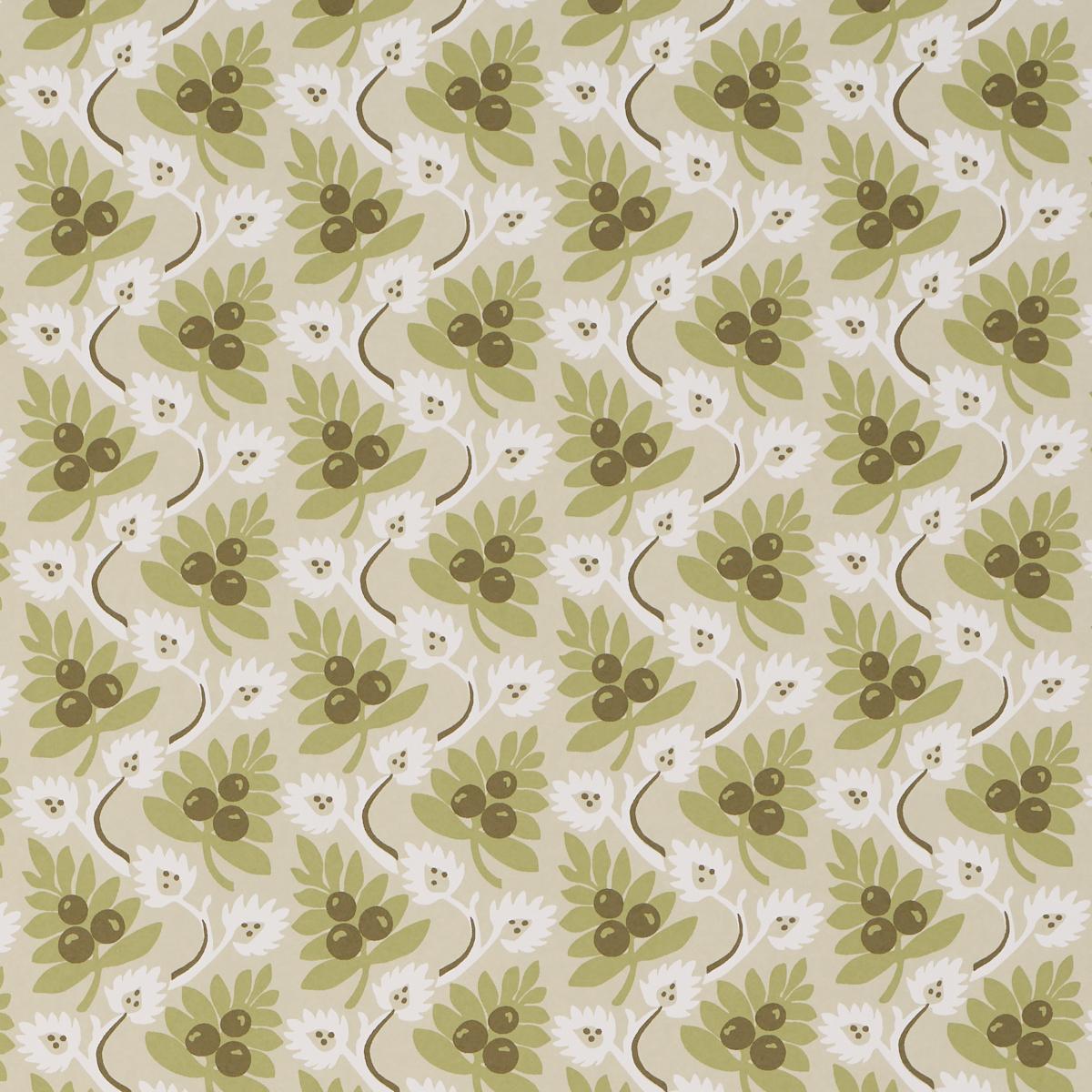 Schumacher Custis Orchard Leaf Wallpaper