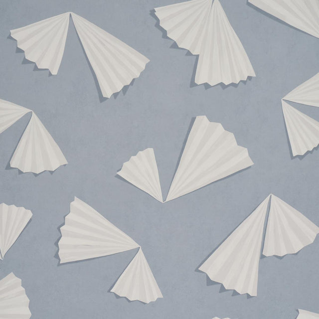 Schumacher Backdrop X Schumacher Antoinette Mist Wallpaper