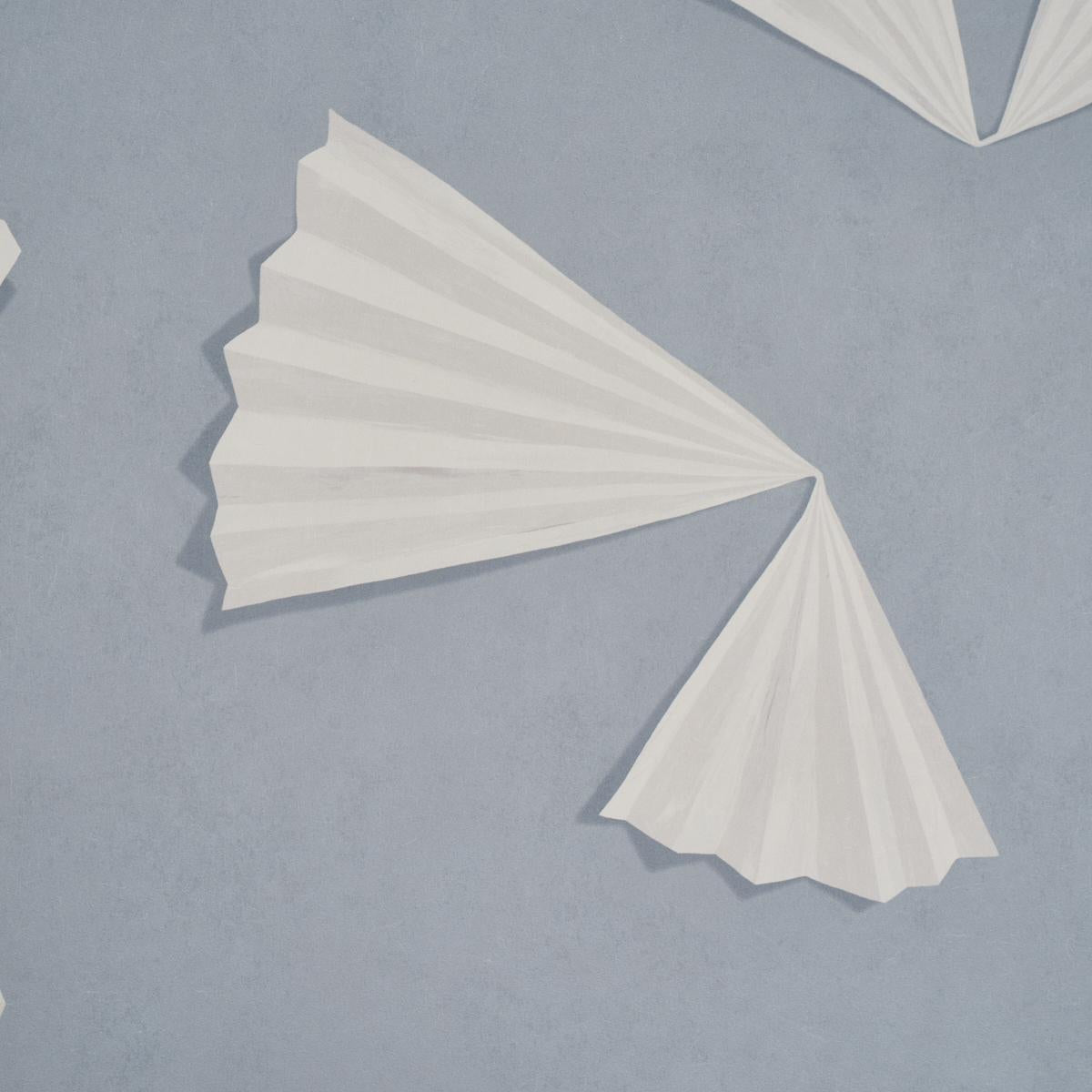 Schumacher Backdrop X Schumacher Antoinette Mist Wallpaper