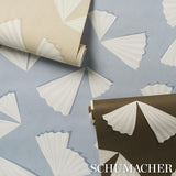 Schumacher Backdrop X Schumacher Antoinette Mist Wallpaper