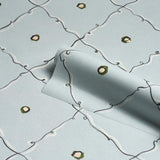 Schumacher Backdrop X Schumacher Colette Air Wallpaper