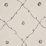 Schumacher Backdrop X Schumacher Colette Light Beige Wallpaper
