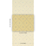 Schumacher Backdrop X Schumacher Colette Light Yellow Wallpaper