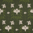 Schumacher Backdrop X Schumacher Lady Lilith Olive Wallpaper