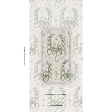 Schumacher Backdrop X Schumacher Lady Lilith Off White Wallpaper