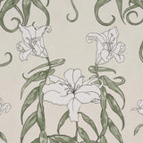 Schumacher Backdrop X Schumacher Lady Lilith Off White Wallpaper