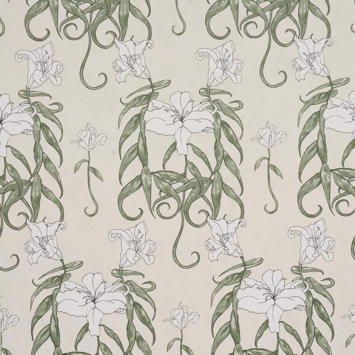 Schumacher Backdrop X Schumacher Lady Lilith Off White Wallpaper
