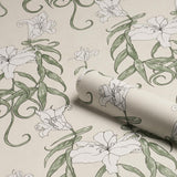 Schumacher Backdrop X Schumacher Lady Lilith Off White Wallpaper