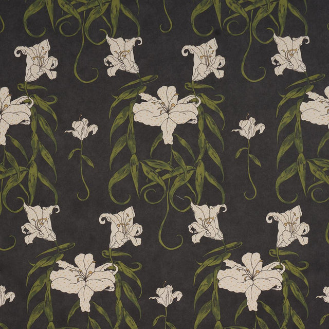 Schumacher Backdrop X Schumacher Lady Lilith Carbon Wallpaper