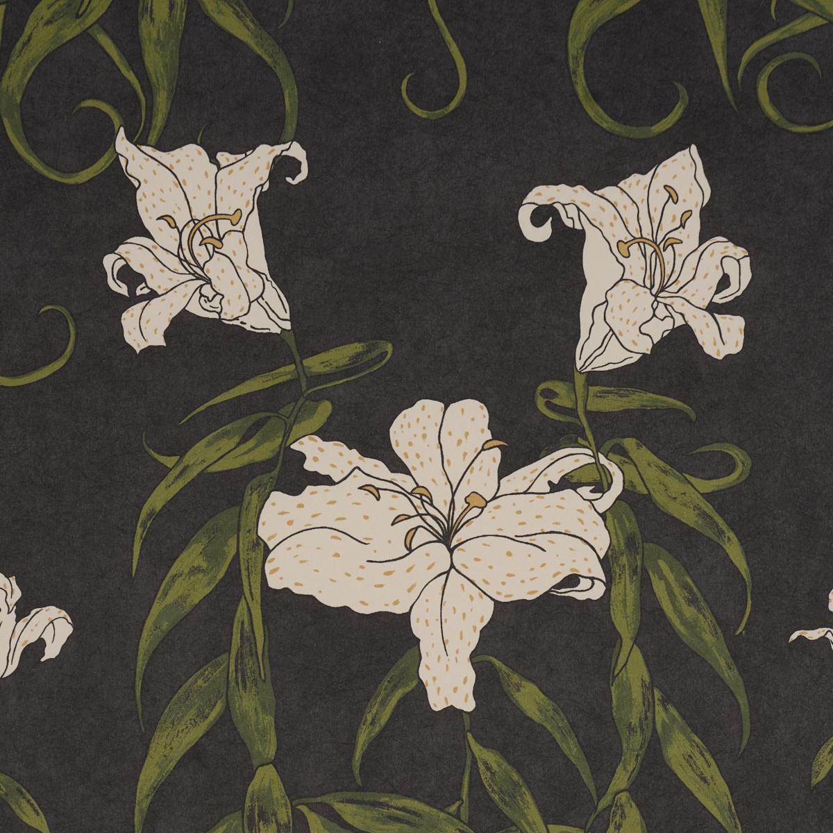Schumacher Backdrop X Schumacher Lady Lilith Carbon Wallpaper