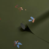 Schumacher Backdrop X Schumacher La Belle Olive Wallpaper