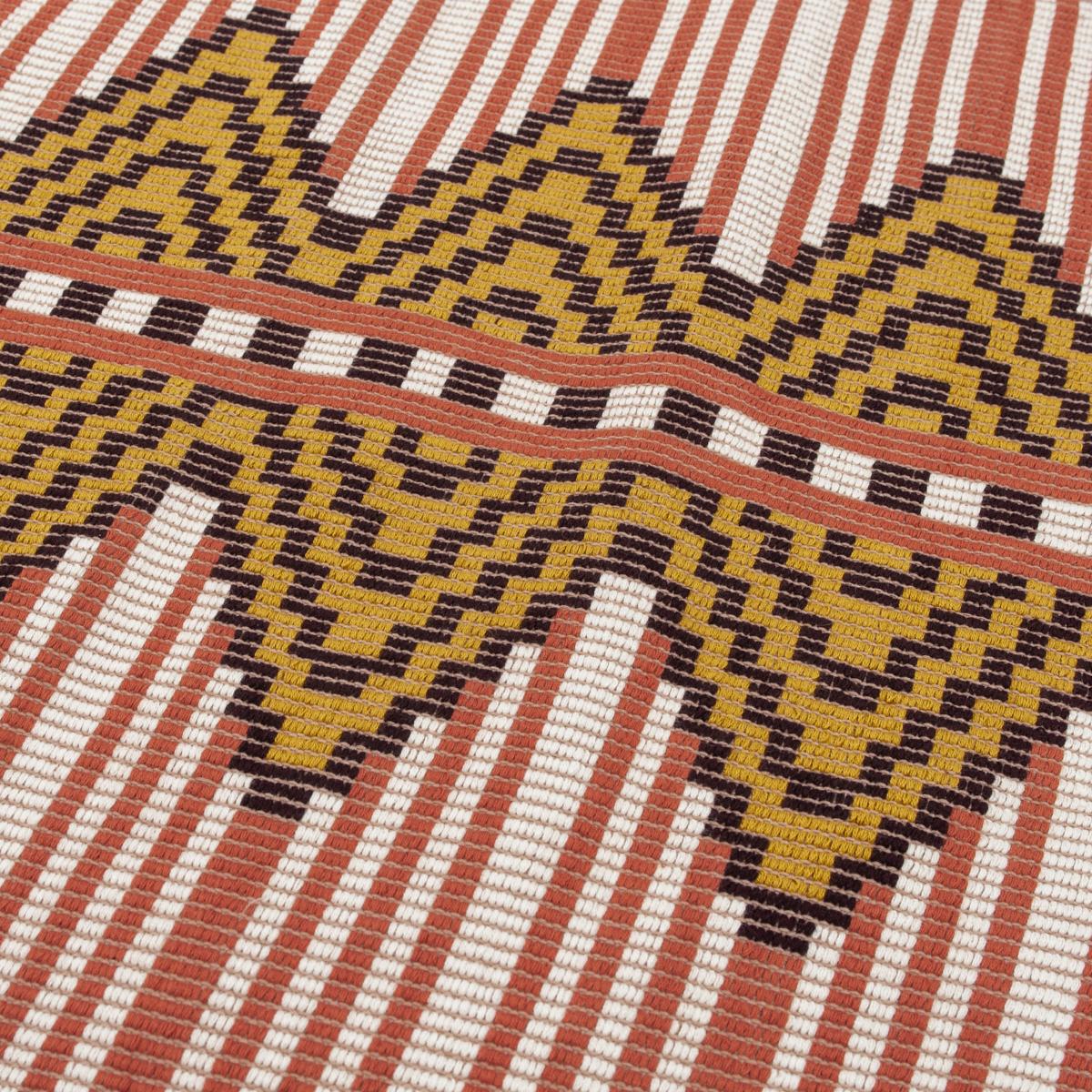 Schumacher Mixco Hand Woven Brocade Sunstone Fabric