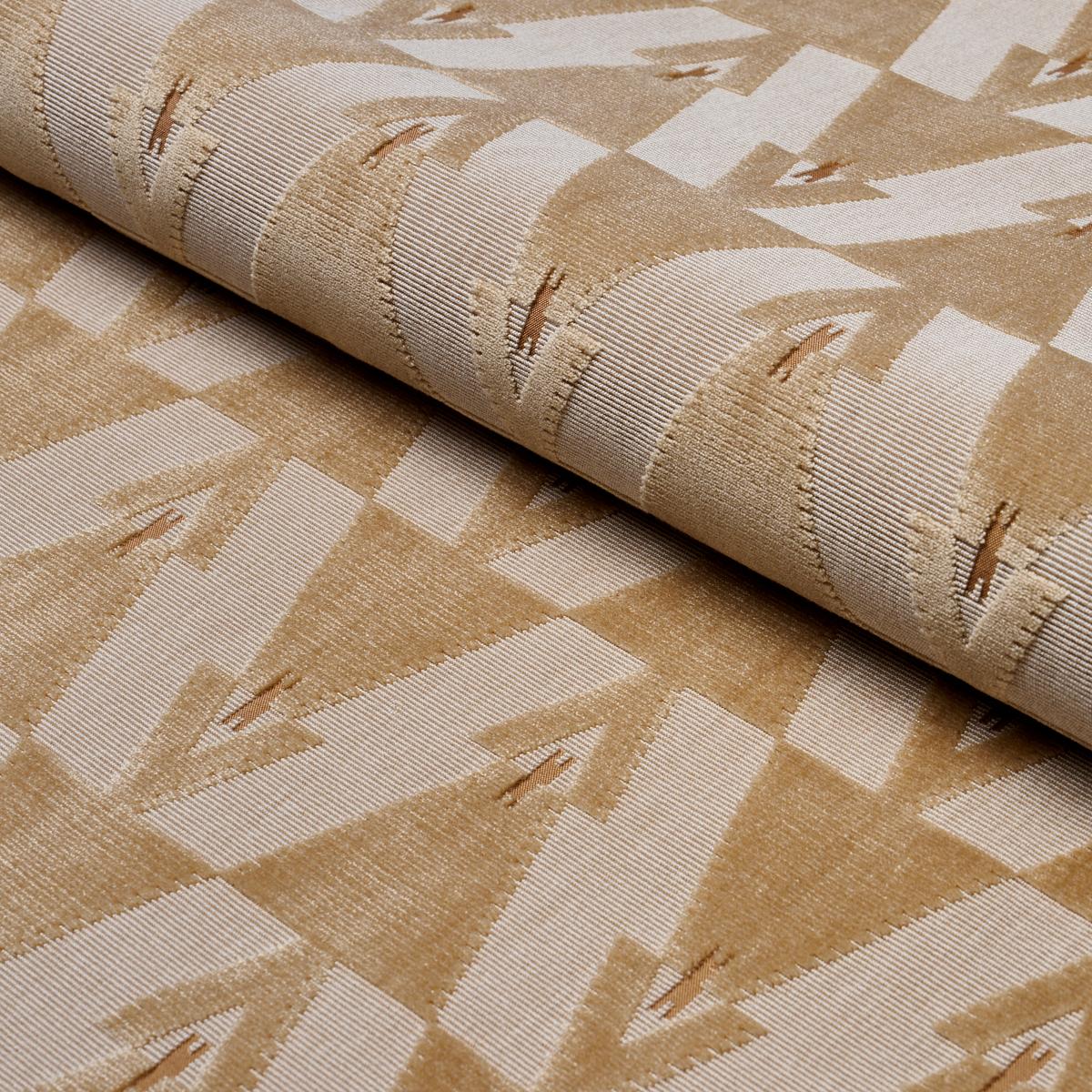 Schumacher Kalido Velvet Oat Fabric