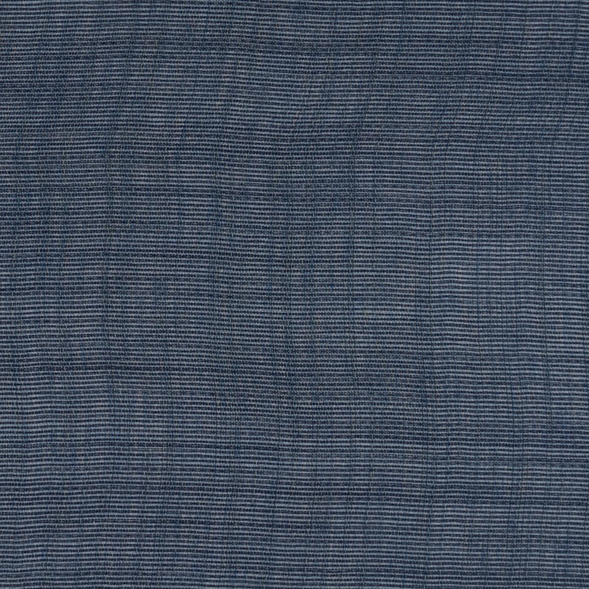 Schumacher Great Basin Sheer Indigo Fabric