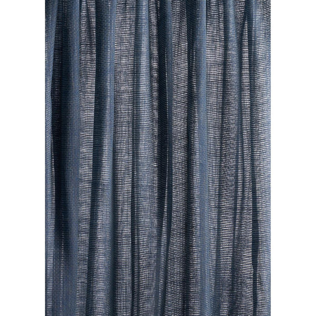 Schumacher Great Basin Sheer Indigo Fabric