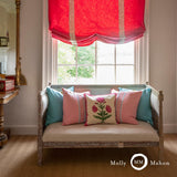 Schumacher Pink Chequer Hand Block Trim