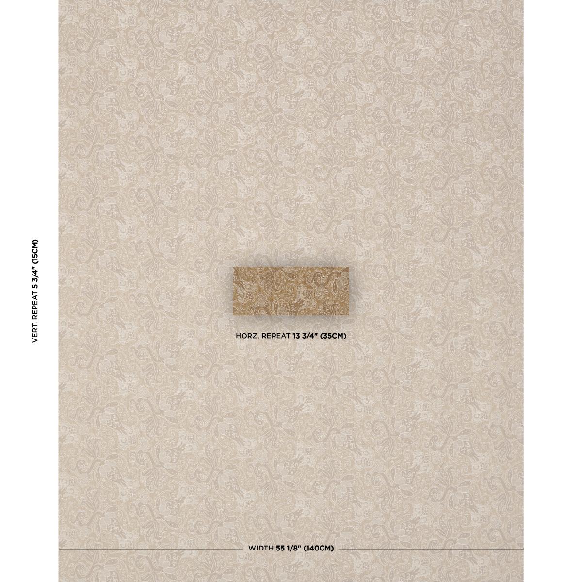 Schumacher Tulipano Caramel Fabric