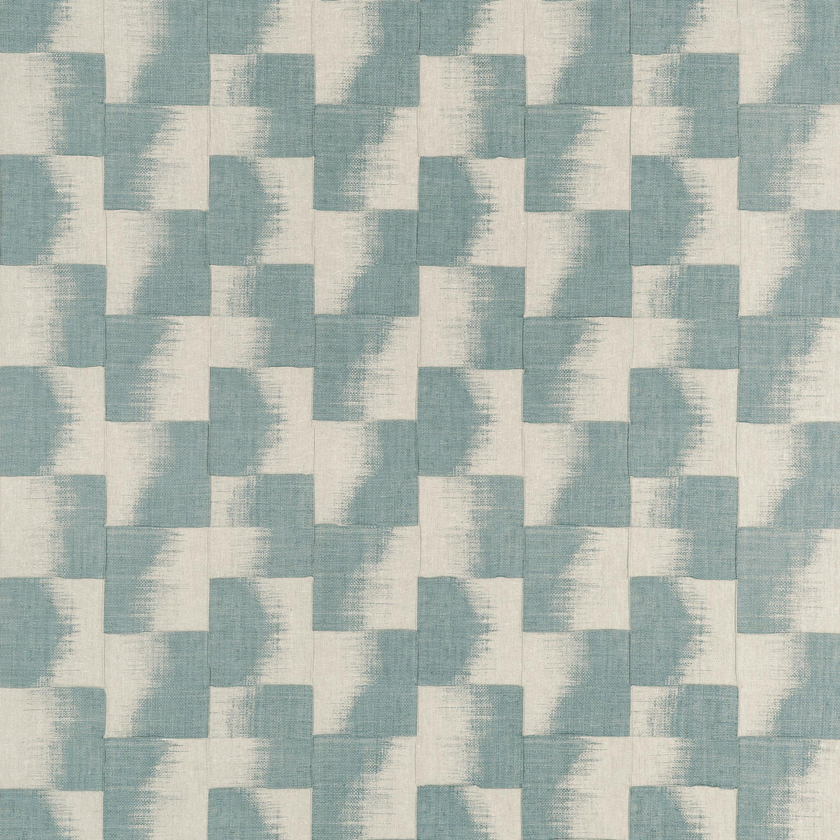 Thibaut Raffia Squares Mineral Fabric
