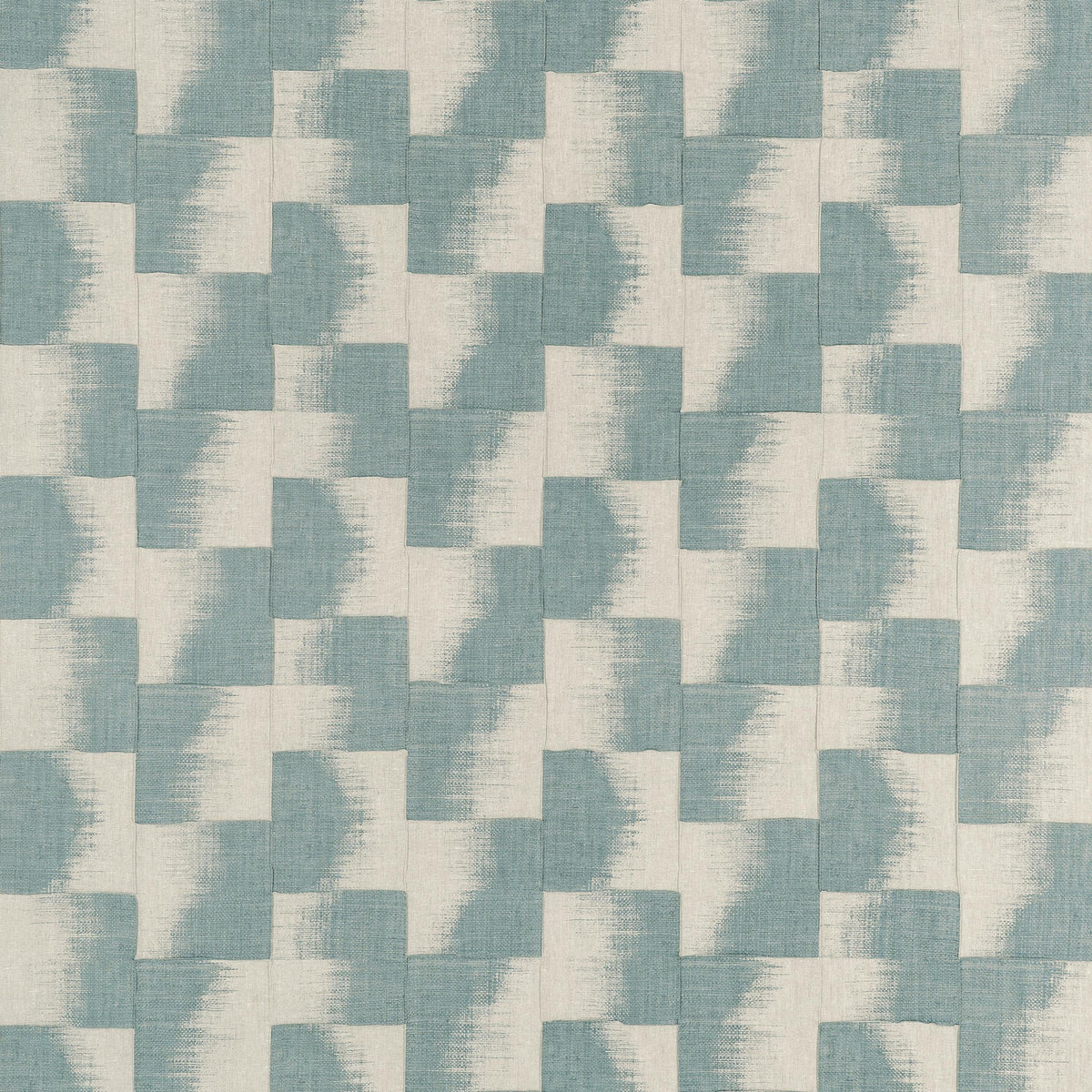 Thibaut Raffia Squares Mineral Fabric