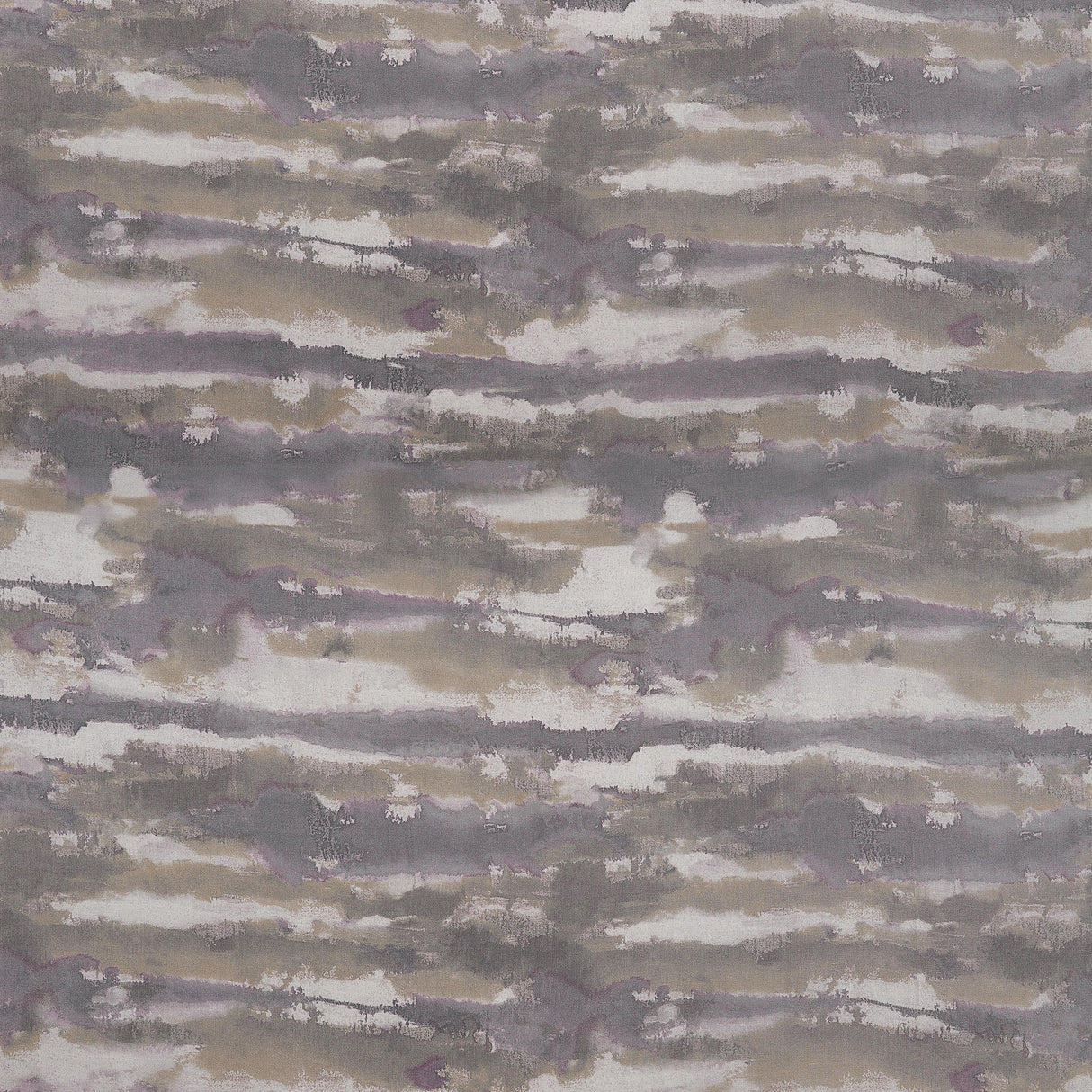 Thibaut Silver Lining Eggplant And Copper Fabric