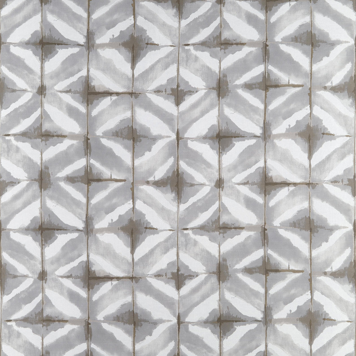 Thibaut Water Blocks Grey Fabric