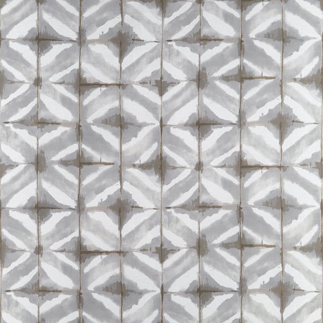 Thibaut Water Blocks Grey Fabric