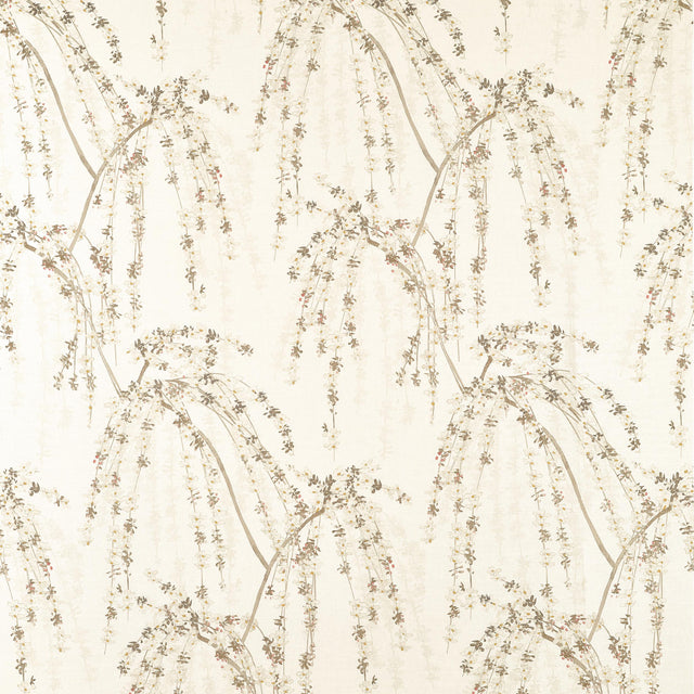 Thibaut Weeping Blossom White Fabric