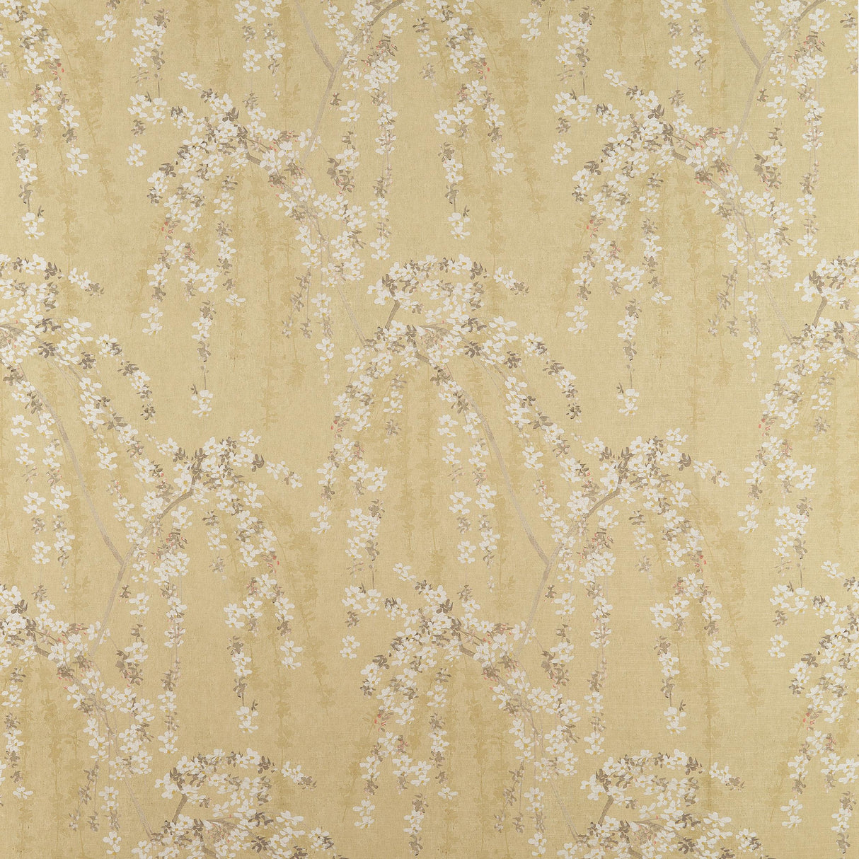 Thibaut Weeping Blossom Gold Fabric