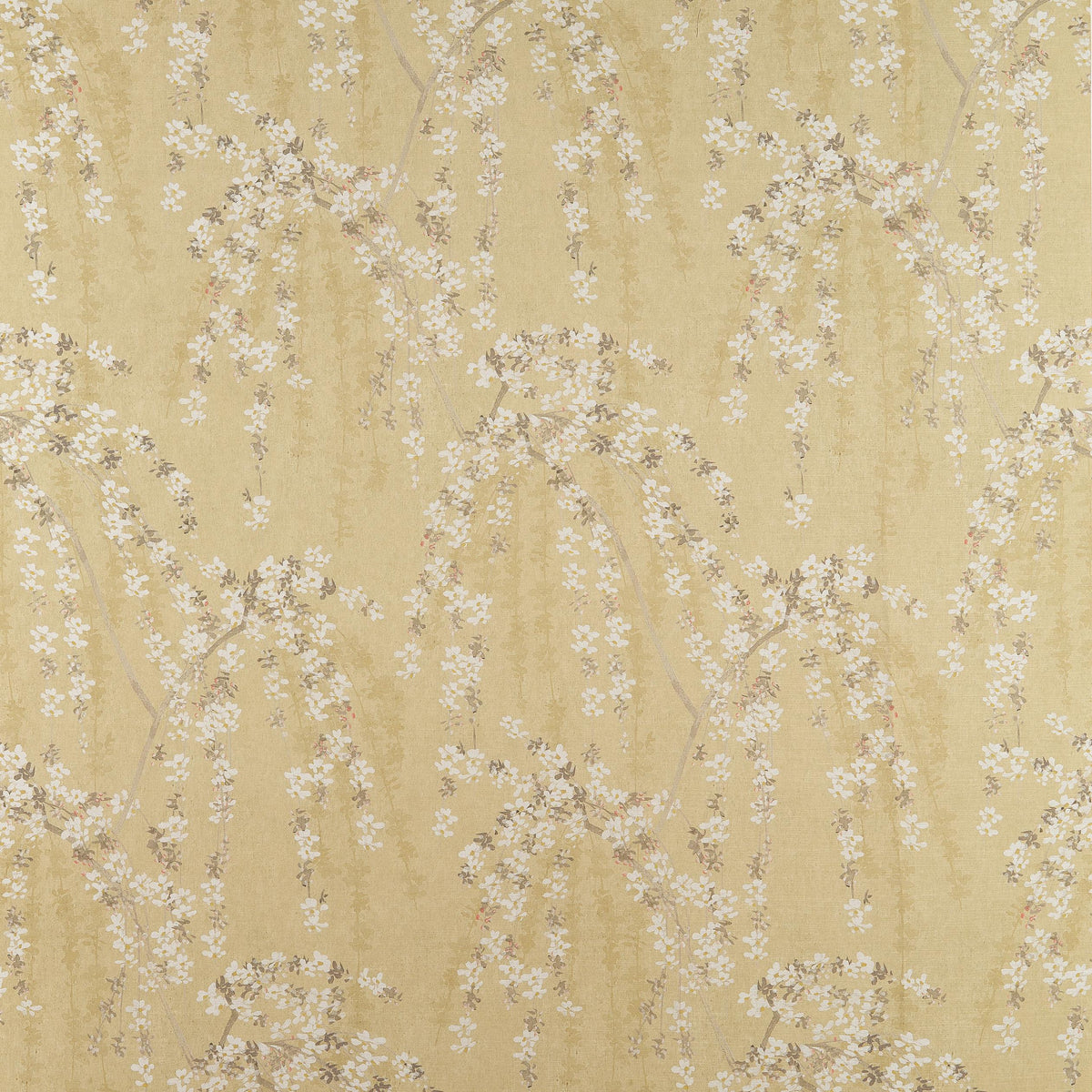 Thibaut Weeping Blossom Gold Fabric